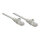 Patchkabel RJ45 U/UTP Cat5e 1.0m Hebelschutz grau