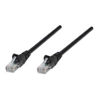 Patchkabel RJ45 U/UTP Cat6 5.00m Hebelschutz schw
