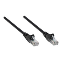 Patchkabel RJ45 U/UTP Cat6 5.00m Hebelschutz schw
