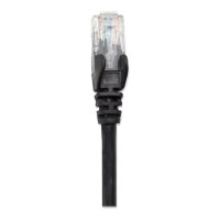 Patchkabel RJ45 U/UTP Cat6 5.00m Hebelschutz schw