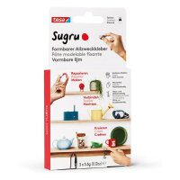 Tesa Sugru formbarer Allzweckkleber 3er Schwarz