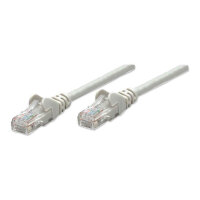 Patchkabel RJ45 U/UTP Cat6 1.00m Hebelschutz grau