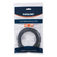 Patchkabel RJ45 U/UTP Cat6 2.00m Hebelschutz schw
