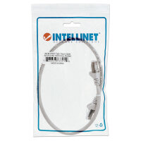 Patchkabel RJ45 S/FTP Cat6 0.5m LSZH Hebels. grau