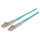 LWL Anschlusskabel LC/LC 1m Multimode OM3 aqua