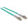 LWL Anschlusskabel LC/LC 1m Multimode OM3 aqua