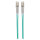 LWL Anschlusskabel LC/LC 1m Multimode OM3 aqua
