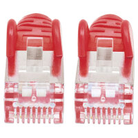 Patchkabel Cat6A CU S/FTP LSZH 0.50m rot