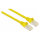 Patchkabel Cat6a-Stecker/Cat7-Rohkabel 1m gelb