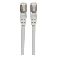 Patchkabel Cat6a-Stecker/Cat7-Rohkabel 2m grau