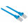 Patchkabel Cat6a-Stecker/Cat7-Rohkabel 5m blau