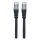 Patchkabel Cat6a-Stecker/Cat7-Rohkabel 5m schwarz