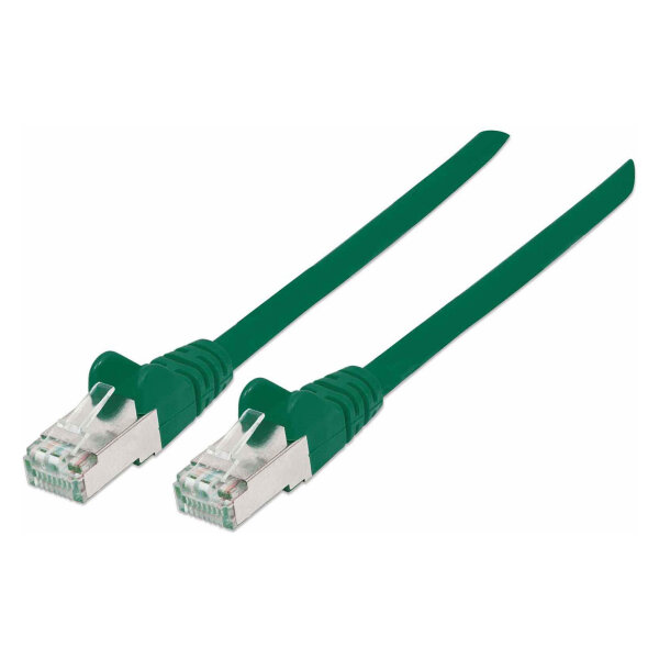 Patchkabel Cat6a-Stecker/Cat7-Rohkabel 5m grün
