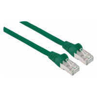 Patchkabel Cat6a-Stecker/Cat7-Rohkabel 5m grün