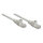Patchkabel RJ45 U/UTP Cat5e 0.5m Hebelschutz grau