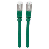 Patchkabel RJ45 S/FTP Cat6 Kupfer LSZH 1,0m grün