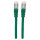 Patchkabel RJ45 S/FTP Cat6 Kupfer LSZH 1,0m grün