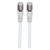 Patchkabel Cat6a-Stecker/Cat7-Rohkabel 3m weiß