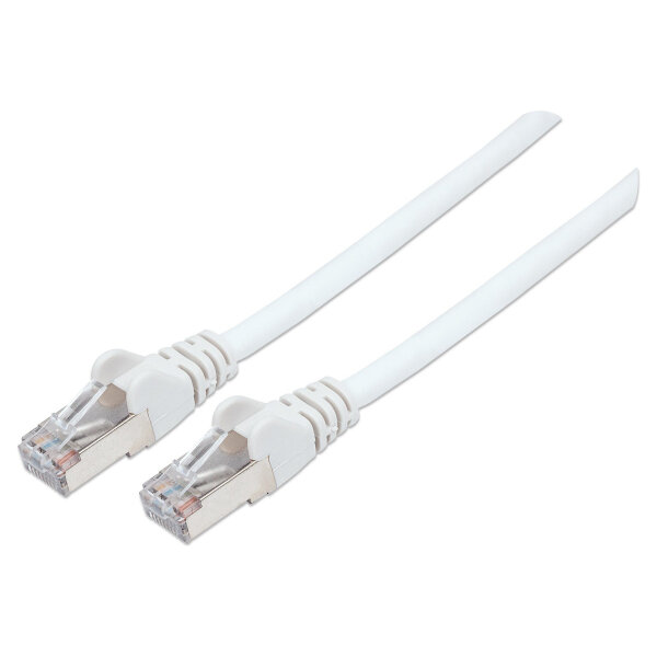Patchkabel RJ45 S/FTP Cat6 3,0m LSZH Hebels. weiß