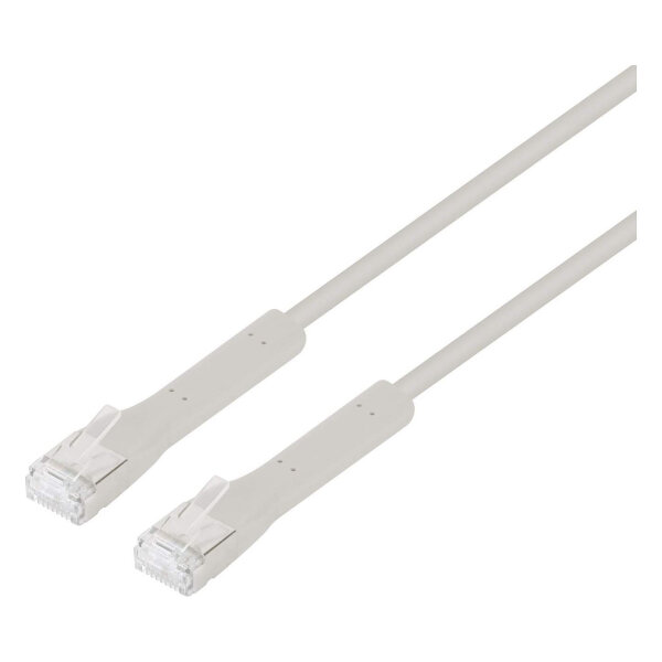 Patchkabel Flexi Cat6a F/FTP 1m 10G Kupfer grau
