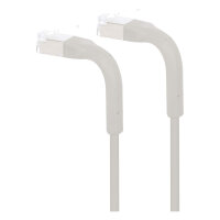 Patchkabel Flexi Cat6a F/FTP 2m 10G Kupfer grau
