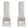 Patchkabel Flexi Cat6a F/FTP 2m 10G Kupfer grau