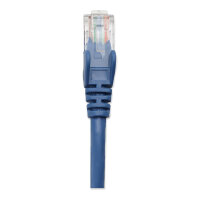 Patchkabel RJ45 U/UTP Cat6 0.50m Hebelschutz blau