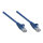 Patchkabel RJ45 U/UTP Cat6 0.50m Hebelschutz blau