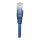Patchkabel RJ45 U/UTP Cat6 0.50m Hebelschutz blau