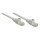 Patchkabel RJ45 U/UTP Cat6 15m Hebelschutz grau