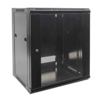 INTELLINET Wandverteiler 6HE 570x450mm schwarz,unmontiert
