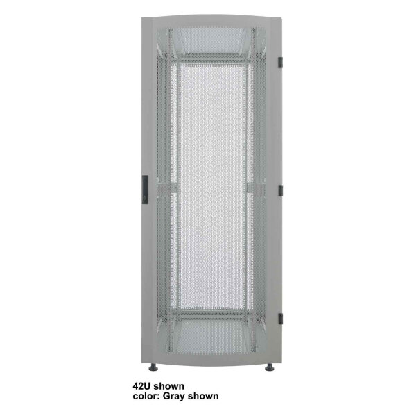 INTELLINET 48,3 cm 19 Zoll Serverschrank Premium Line 36 HE 1767x800x1000mm HxBxT Flatpack Traglast 2000kg schwarz