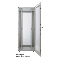 INTELLINET 48,3 cm 19 Zoll Serverschrank Premium Line 36 HE 1767x800x1000mm HxBxT Flatpack Traglast 2000kg schwarz