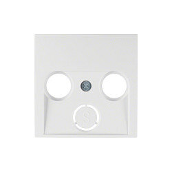 Berker 1203 89 89 Zentralstück Antennensteckdose pws glänzend
