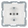Berker 47236089 SCHUKO-Steckdose Berker Q.1 polarweiß, samt