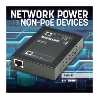 INTELLINET PoE+Splitter IEEE802.3at 5/7.5/9/12V DC sw