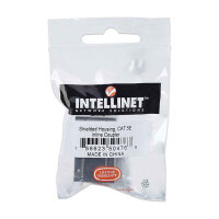 INTELLINET Kupplung RJ45 Cat5e 8P8C Bu/Bu FTP silber