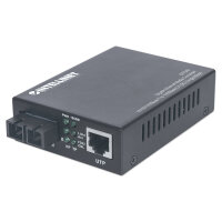 INTELLINET Medienkonverter Gigabit Singlemode 20km 1310