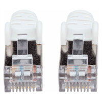 INTELLINET Patchkabel Cat6a-Stecker/Cat7-Rohkabel 2m weiß