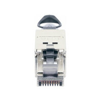 INTELLINET CAT6a 10G RJ45-Feldstecker STP m. Lasche