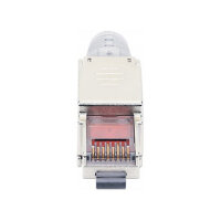 INTELLINET CAT6a 10G RJ45-Feldstecker STP m. Lasche