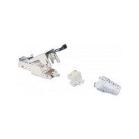 INTELLINET CAT6a 10G RJ45-Feldstecker STP m. Lasche