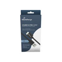 MediaRange Ladekabel USB-A auf Micro-B USB 3.0, 1.8m, sw