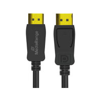 MediaRange DisplayPort Kabel, Ver. 2.1, 40 Gbps, 2.0m, sw