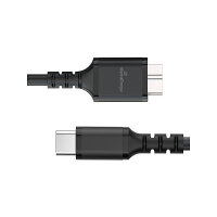 MediaRange Ladekabel USB 3.0 Micro-B auf USB-C, 50cm, sw
