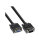 MediaRange VGA Verlängerungskabel, 2m, Schwarz