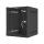10" 6U 280x310 Wandgehäuse Glastür (FlatPack) sw