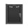 10" 6U 280x310 Wandgehäuse Glastür (FlatPack) sw