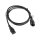 LANBERG Netzkabel-Verlängerung IEC 320 C13->C14 1,8m VDE sw
