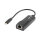 USB->RJ45 Netzwerkkarte USB-C 3.1 1x RJ45 1GB Kabel